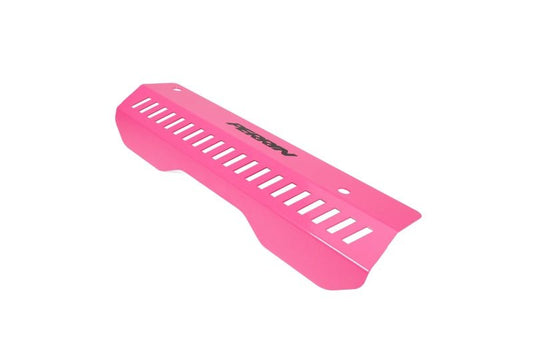 Perrin Performance [15-25 Subaru Impreza, 18-25 Crosstrek, 20-25 Legacy, 22-25 WRX and Outback] Pulley Cover | Short Version - Works w/AOS System - Hyper Pink