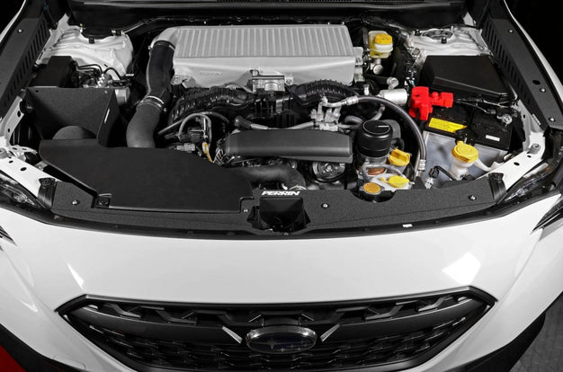 Perrin [22-25 WRX] Radiator Shroud Kit Black | PSP-ENG-513BK