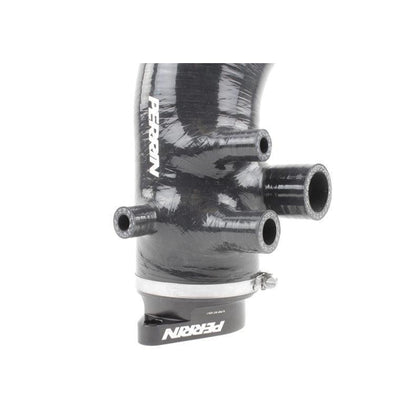 Perrin [15-21 WRX] Red 3in Turbo Inlet Hose w/ Nozzle | PSP-INT-424RD