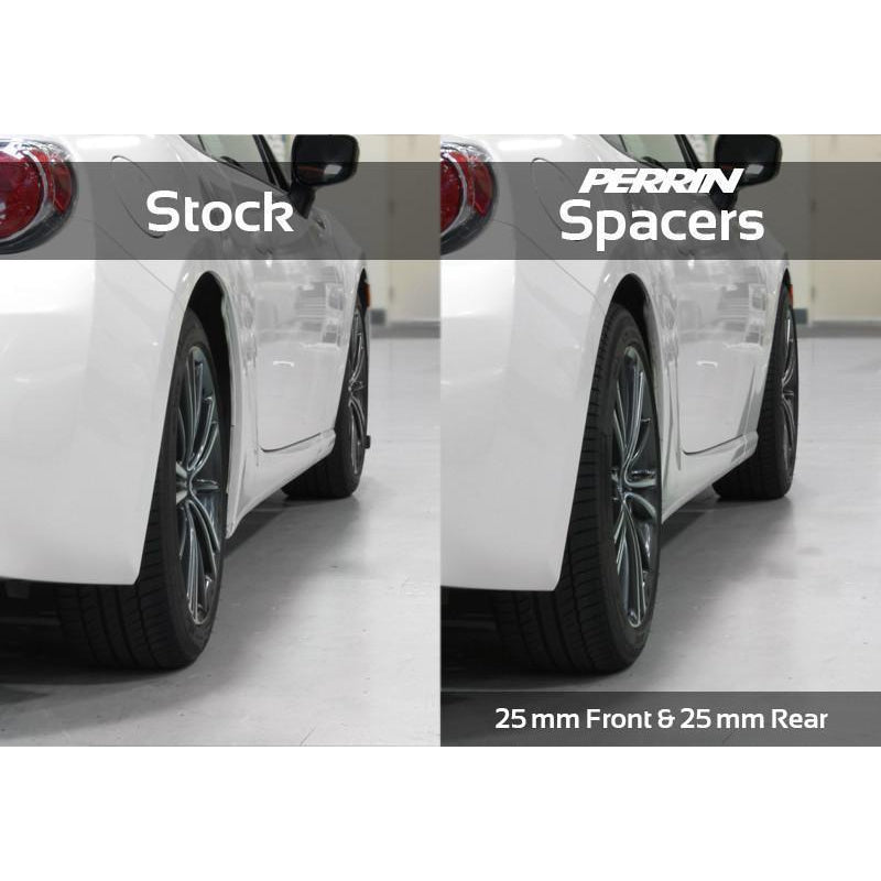 Perrin Subaru 5x100 25mm Wheel Spacers | One Pair | PSP-WHL-026BK