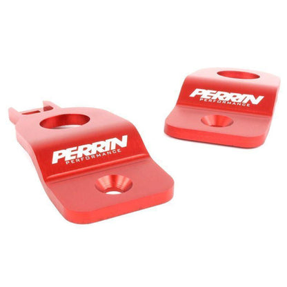 Perrin [08-21 WRX/STI] Upper Radiator Bracket Set Red | PSP-ENG-521