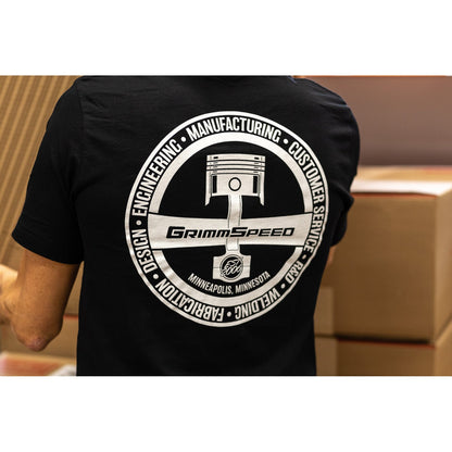 GrimmSpeed Piston T-Shirt - Black GRM058229