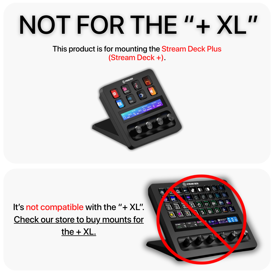 Stream Deck + Enclosure With Adjustable Mount