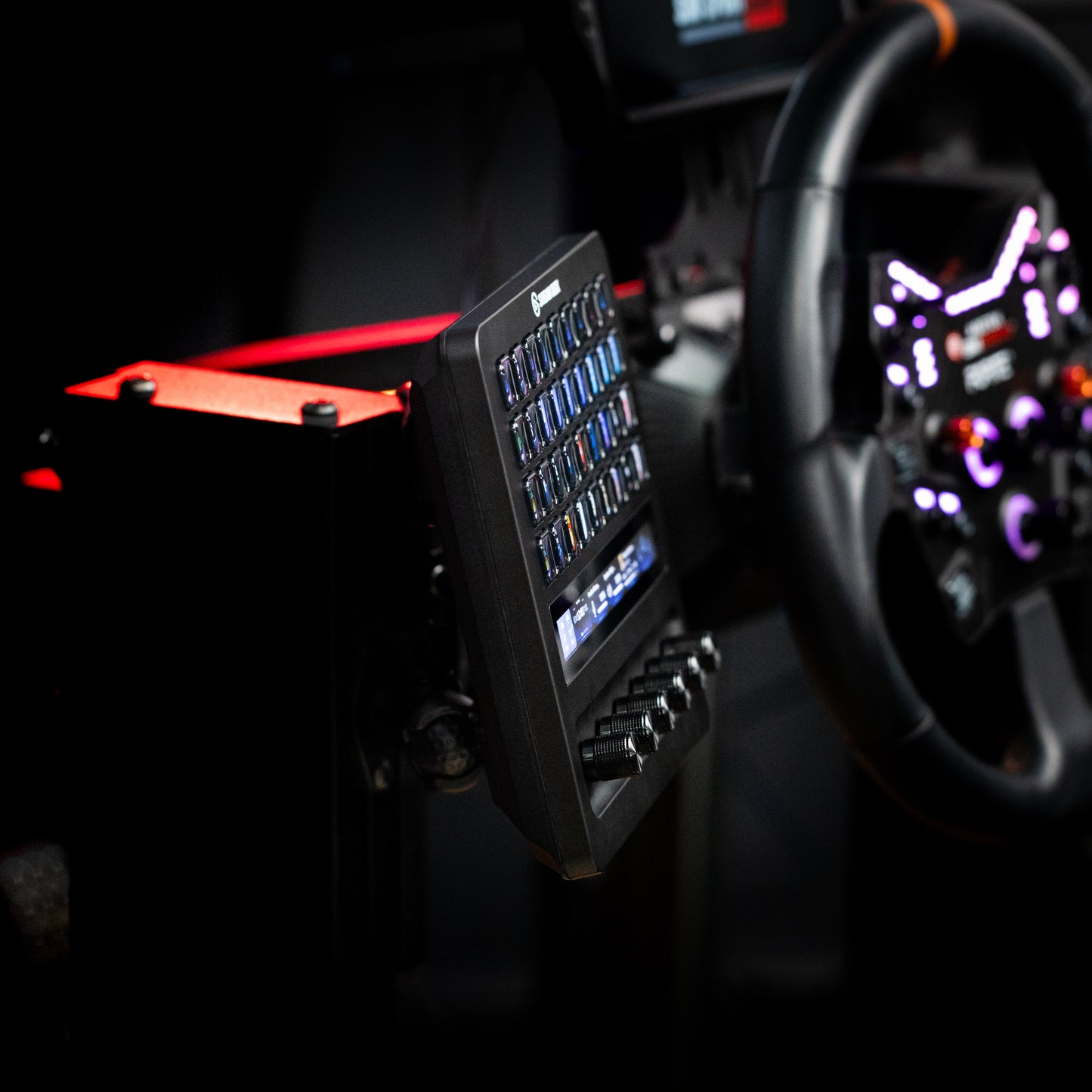 Stream Deck + XL Premium Swivel Mount for Sim Rigs | Flight Rigs