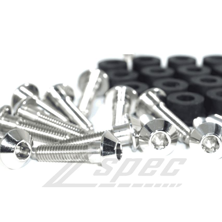 ZSPEC Intake Valve Covers Fasteners & Bushings Kit for '90-96 Z32 300zx, Titanium