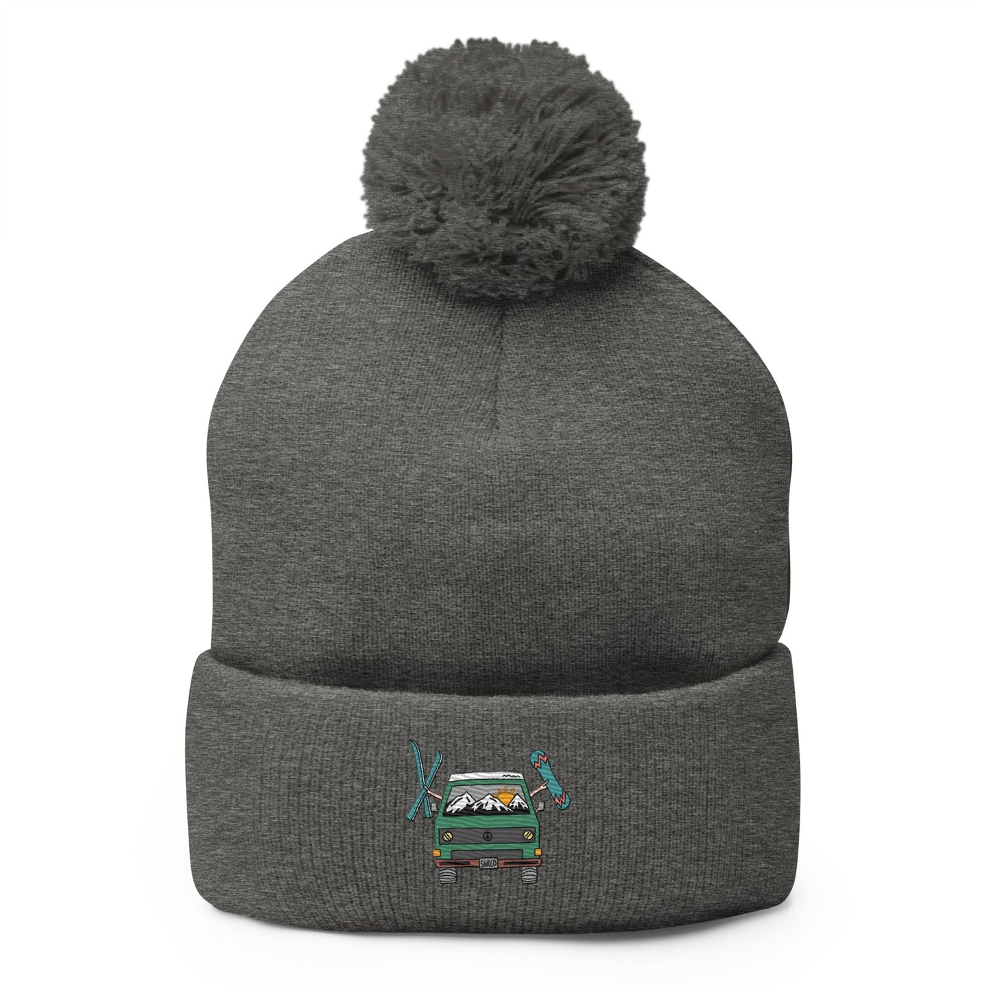 Shred Van Pom-Pom Beanie
