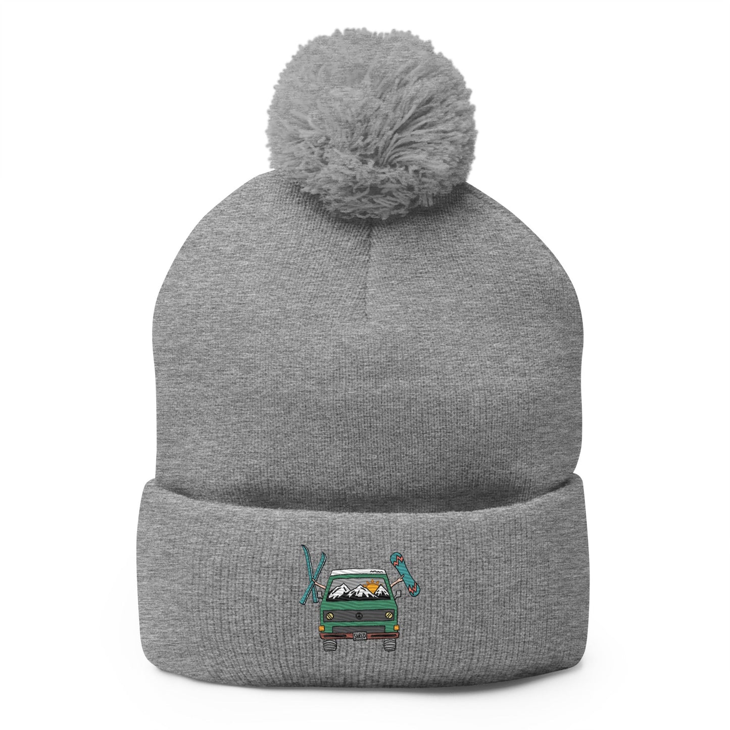 Shred Van Pom-Pom Beanie