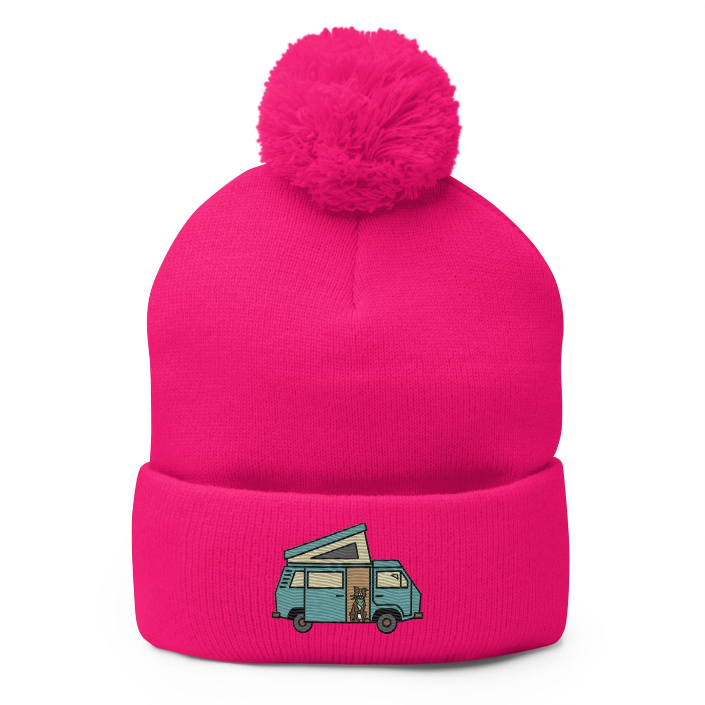 Dog in Van Pom-Pom Beanie