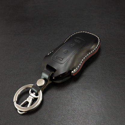 Leather Key Fob Cover for Porsche [04] Macan EV