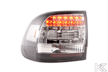 Porsche Cayenne Type (9PA) Black/Clear LED Taillights(2002-2006)