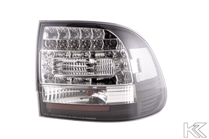 Porsche Cayenne Type (9PA) Black/Clear LED Taillights(2002-2006)