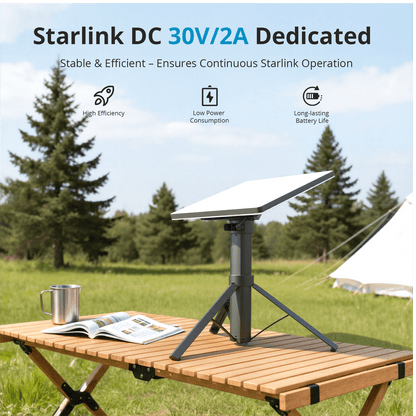 Portable Power Bank & Battery Pack for Starlink Mini | 45000mAh Battery Tripod Stand