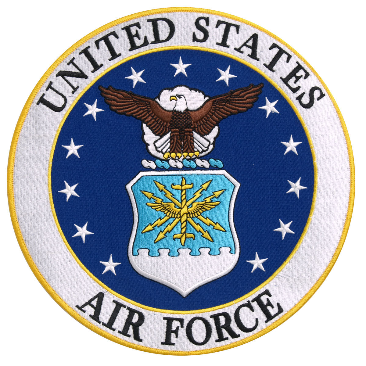 Hot Leathers 3" x 3" United States Air Force Logo Military Patch