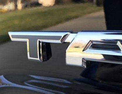 Premium Cast Matte Black Vinyl Decal Letter Inlays for 2016-2023 Tacoma Emblems