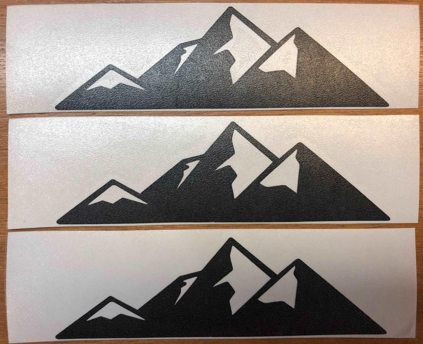 Premium Cast Matte Black Vinyl Decal Mountains for 2007-2026 Tundra