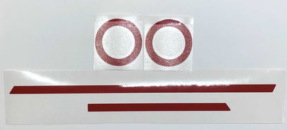 Premium Cast Red Vinyl Decals for 2016-2023 Tacoma Start/Stop Button Ring