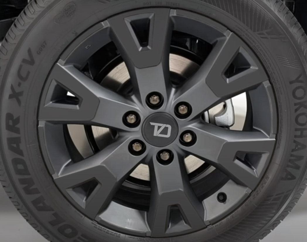 Premium Cast Vinyl Decal Inlays for 2025+ 4Runner TRD Sport Wheels x4