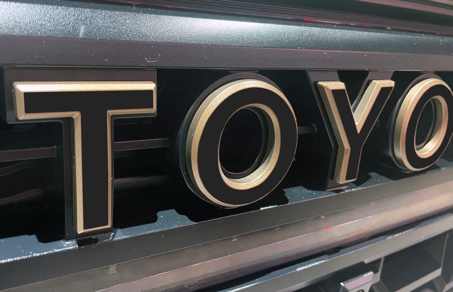 Premium Cast Vinyl Decal Letter Inlays for 2015-2026 Tacoma TRD PRO Grille