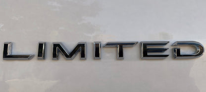 Premium Cast Vinyl Decal Letter Inlays for 2024-2026 Grand Highlander Limited Emblem