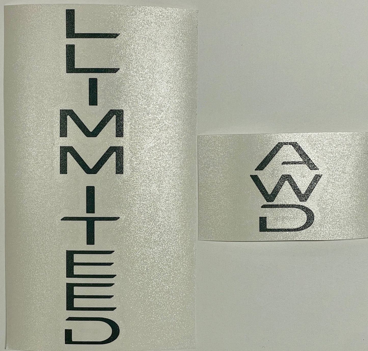 Premium Cast Vinyl Decal Letter Inlays for 2024-2026 Grand Highlander Limited Emblem