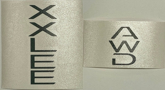 Premium Cast Vinyl Decal Letter Inlays for 2024-2026 Grand Highlander XLE Emblem