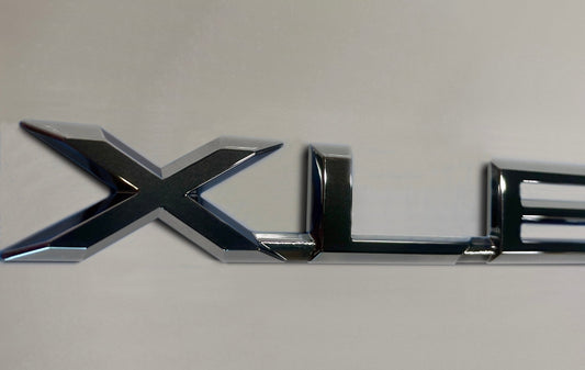 Premium Cast Vinyl Decal Letter Inlays for 2024-2026 Grand Highlander XLE Emblem