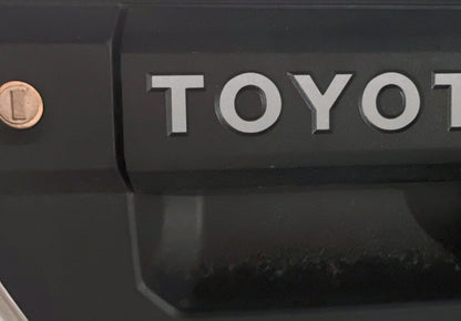 Premium Cast Vinyl Decal Letter Inserts for 2024-2026 Tacoma Tailgate Handle