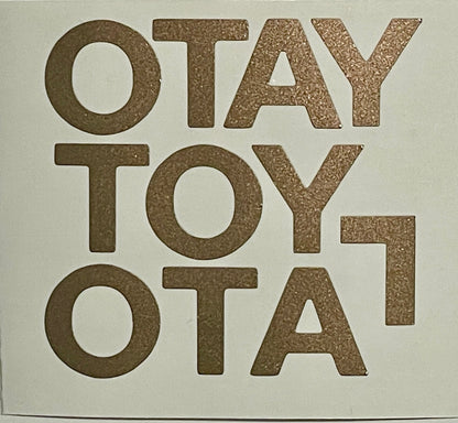 Premium Cast Vinyl Decal Letter Inserts for 2024-2026 Tacoma Tailgate Handle