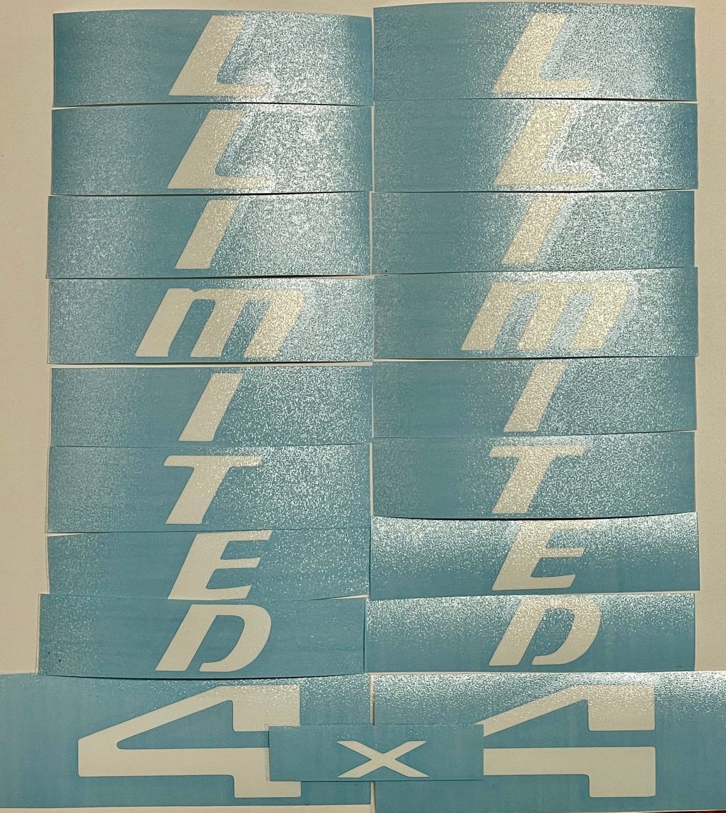 Premium Cast Vinyl Decal Letters for 2024-2026 Tacoma Door Emblems