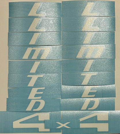 Premium Cast Vinyl Decal Letters for 2024-2026 Tacoma Door Emblems