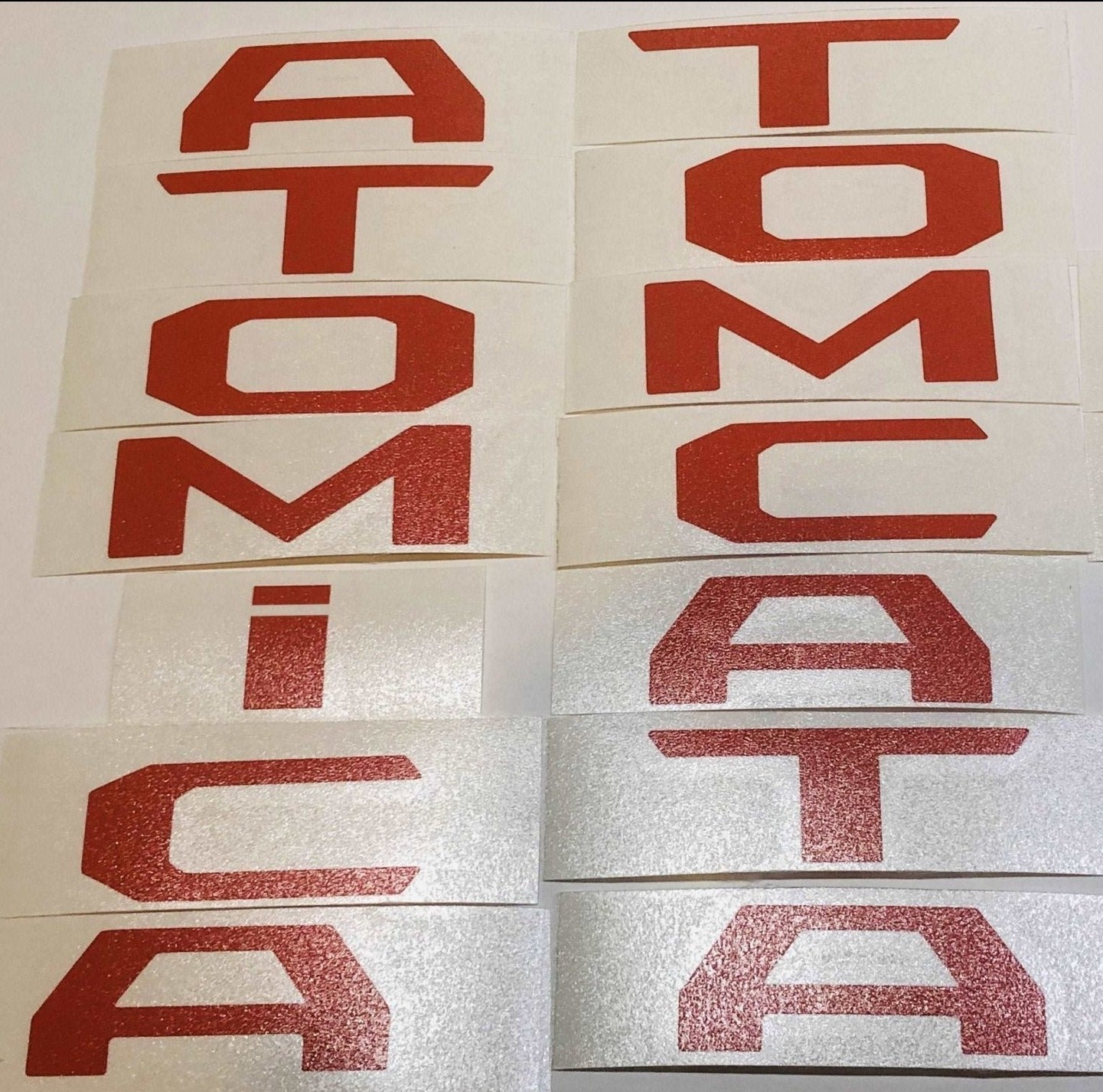 Premium Cast Vinyl Decal Letters for 2024-2026 Tacoma Door Emblems
