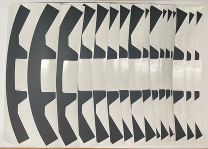 Premium Cast Vinyl Decal Overlays for 2024-2026 Tacoma TRD Off Road Wheels x4