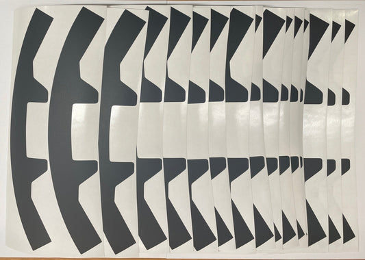 Premium Cast Vinyl Decal Overlays for 2024-2026 Tacoma TRD Off Road Wheels x4