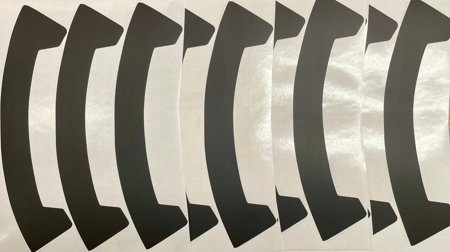 Premium Cast Vinyl Decal Overlays for 2024-2026 Tacoma TRD Sport Wheels x4