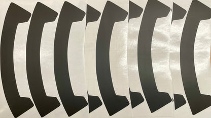 Premium Cast Vinyl Decal Overlays for 2024-2026 Tacoma TRD Sport Wheels x4