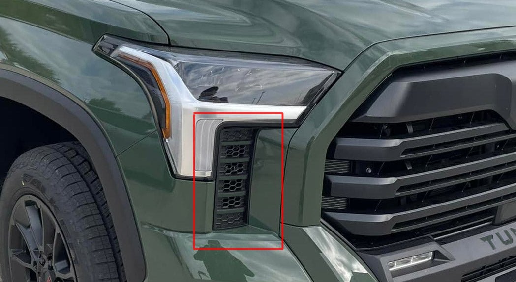 Premium Cast Vinyl Decals for 2022-2026 Tundra Grill Ribs x2