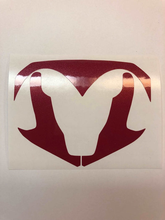 Premium Cast Vinyl Decal Inlays for 2013-2018 RAM 1500 Grille Emblem