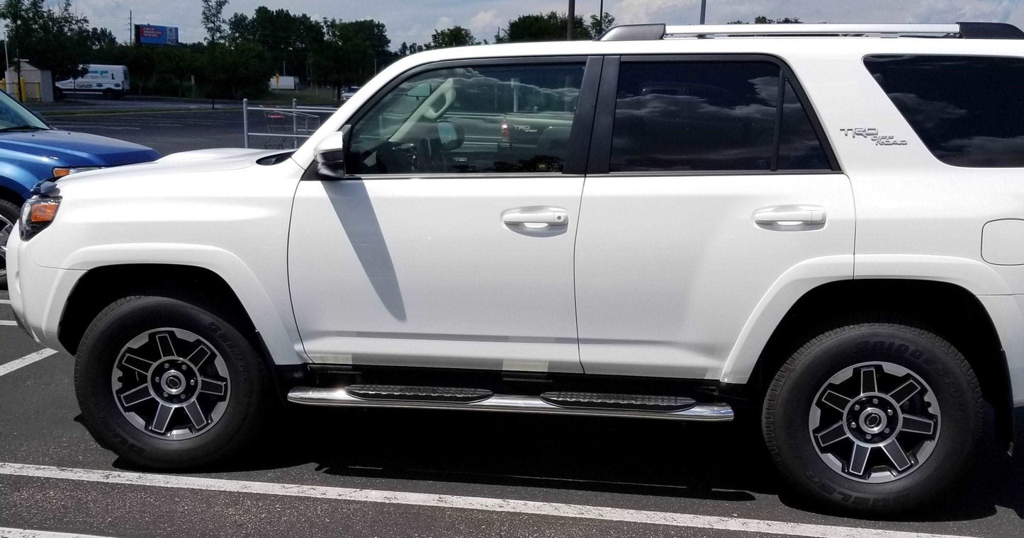 Premium Cast Vinyl Decal Inlays for 2017-2024 4Runner TRD Off Road Wheels x4