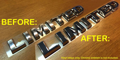 Premium Cast Vinyl Decal Letters for 2014-2021 Grand Cherokee Liftgate