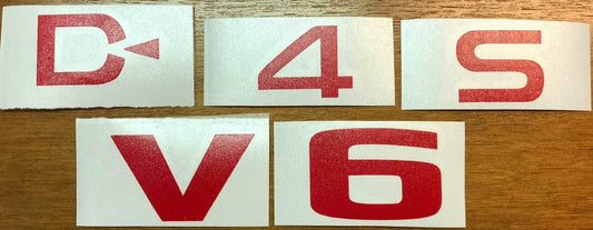 Premium Cast Vinyl Decal Letters for 2016-2023 Tacoma V6 Engine Cover