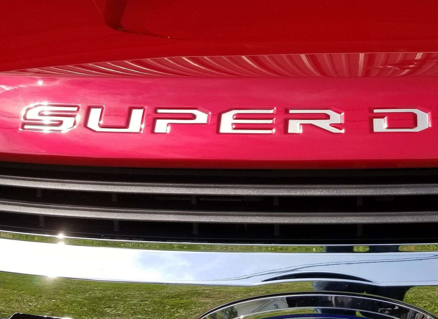 Premium Cast Vinyl Decal Letter Inserts for 2017-2026 SUPER DUTY Hood