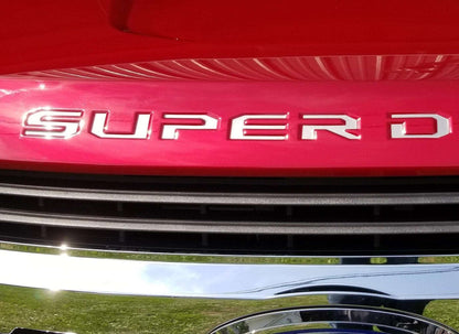 Premium Cast Vinyl Decal Letter Inserts for 2017-2026 SUPER DUTY Hood