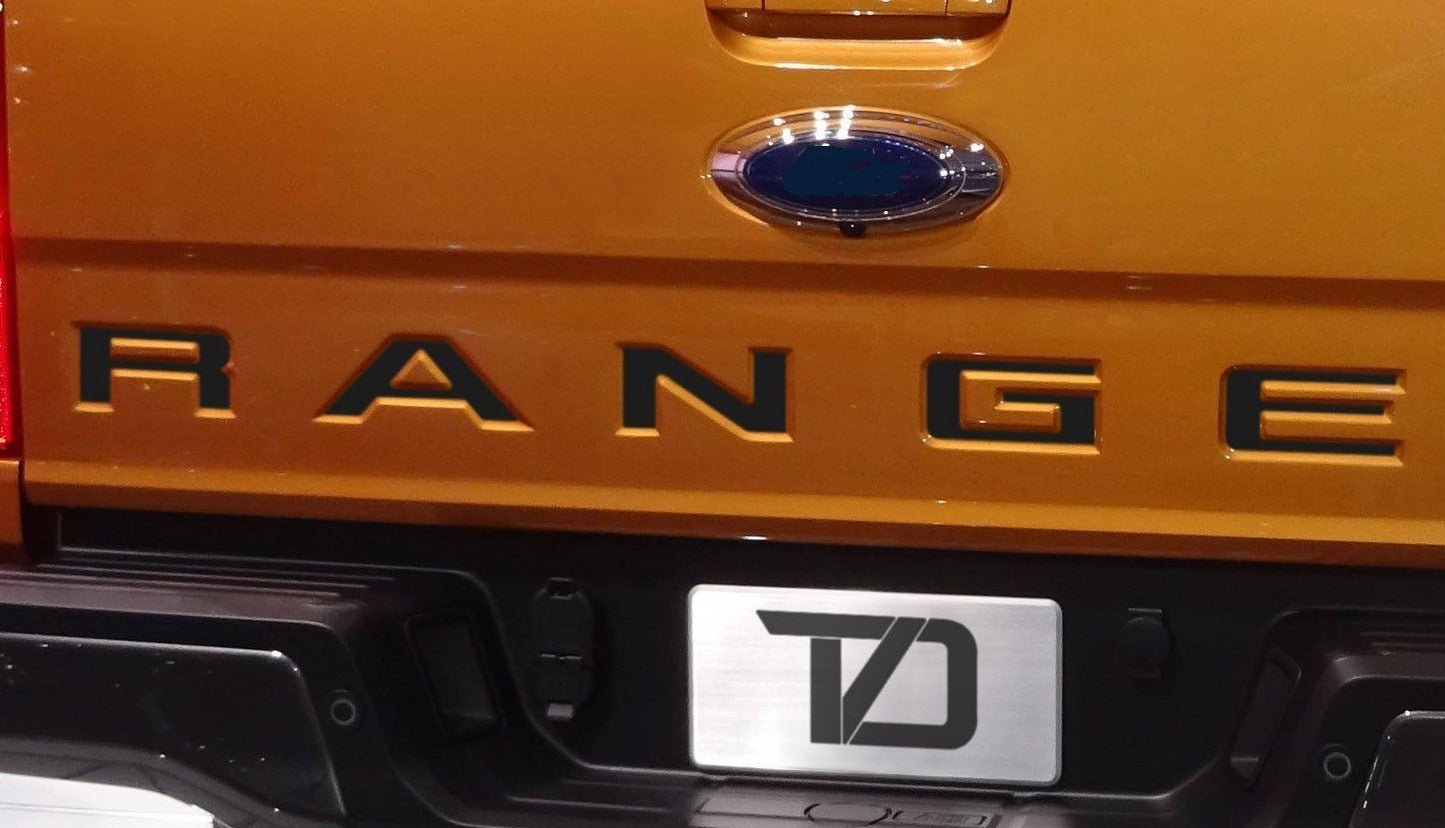 Premium Cast Vinyl Decal Letter Inserts for 2019-2026 Ranger Tailgate