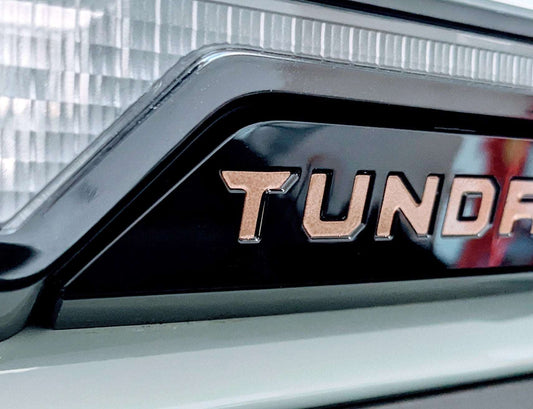 Premium Cast Vinyl Decal Letter Inserts for 2022-2026 Tundra Center Brake Light