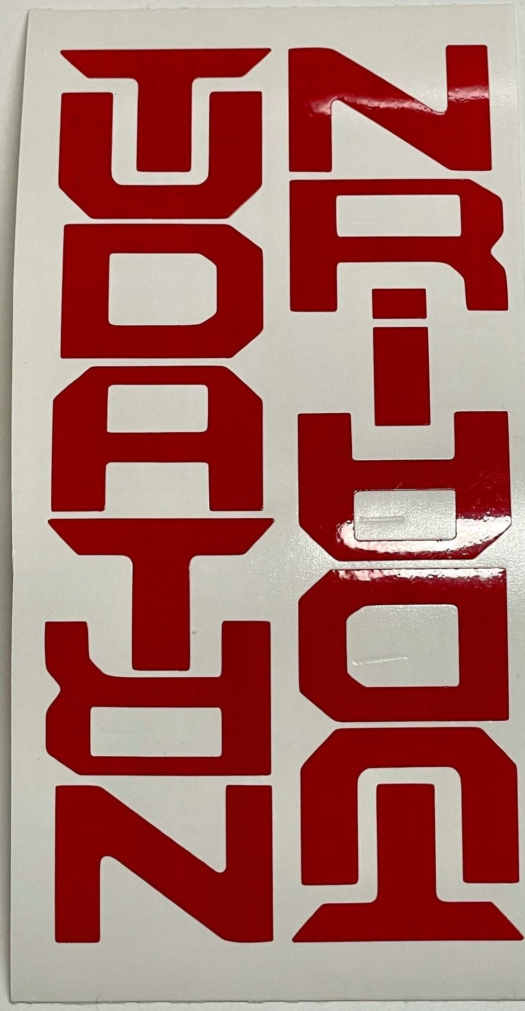 Premium Cast Vinyl Decal Letter Inserts for 2022-2026 Tundra Dashboard