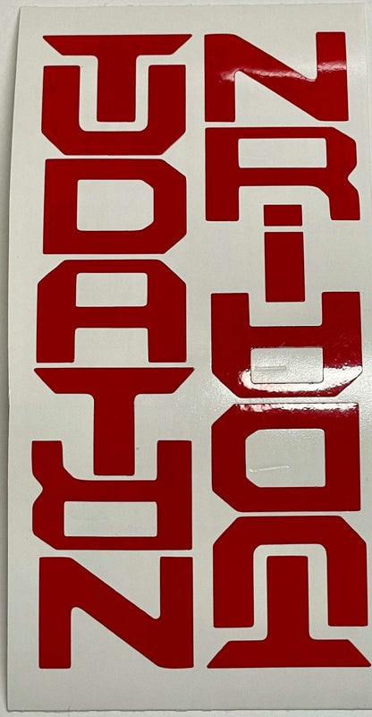 Premium Cast Vinyl Decal Letter Inserts for 2022-2026 Tundra Dashboard