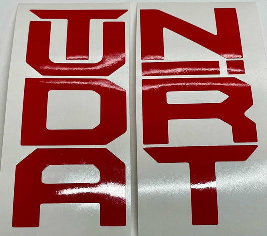 Premium Cast Vinyl Decal Letter Inserts for 2022-2026 Tundra Front Bumper