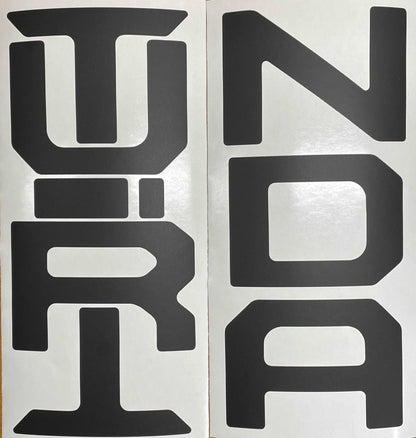 Premium Cast Vinyl Decal Letter Inserts for 2022-2026 Tundra Tailgate