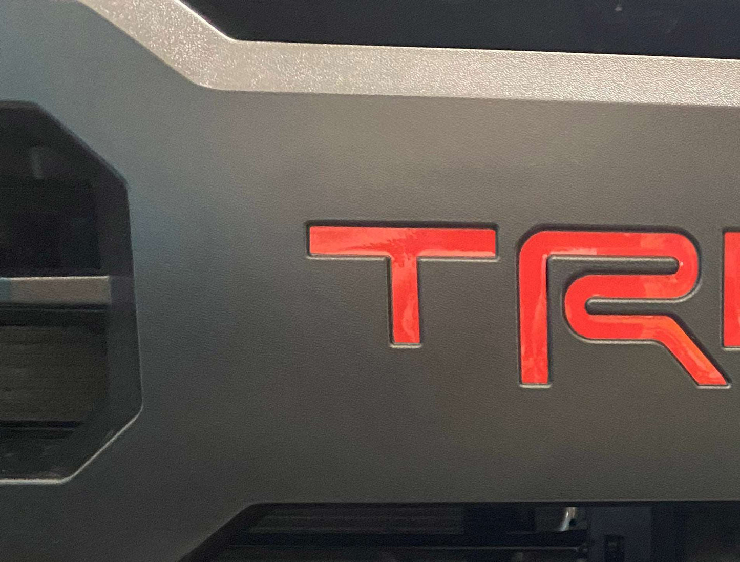 Premium Cast Vinyl Decal Letter Inserts for 2022-2026 Tundra TRD Grille