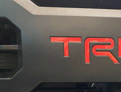 Premium Cast Vinyl Decal Letter Inserts for 2022-2026 Tundra TRD Grille